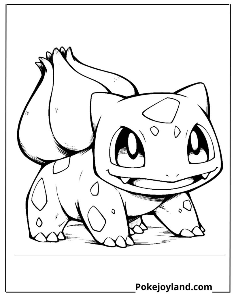 Bulbasaur coloring page