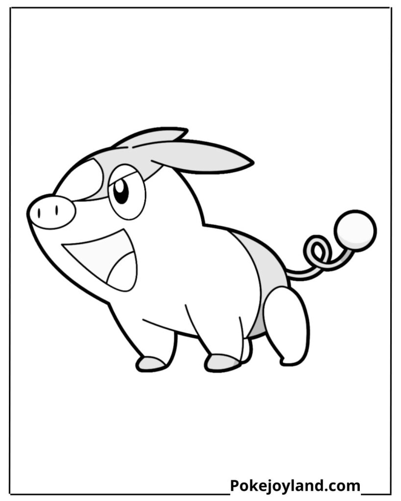 Tepig coloring page