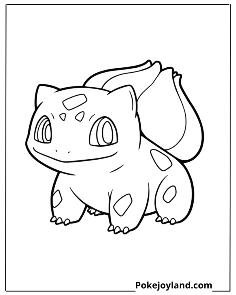 Bulbasaur Coloring Page