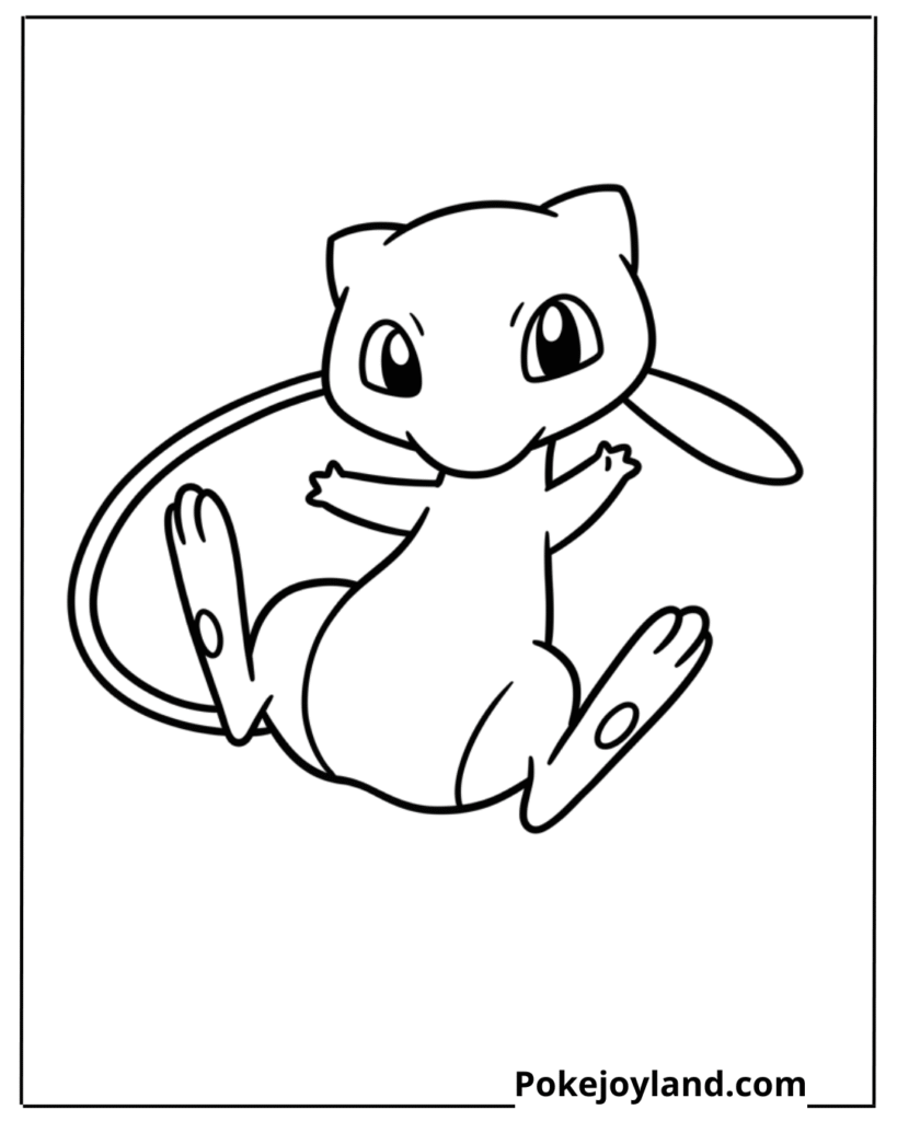 Mew Coloring Page