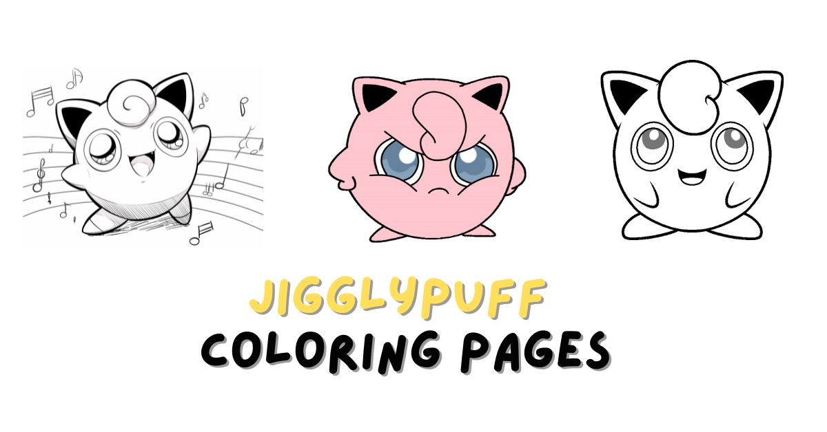 Jigglypuff Coloring Pages: Free PDF Printables