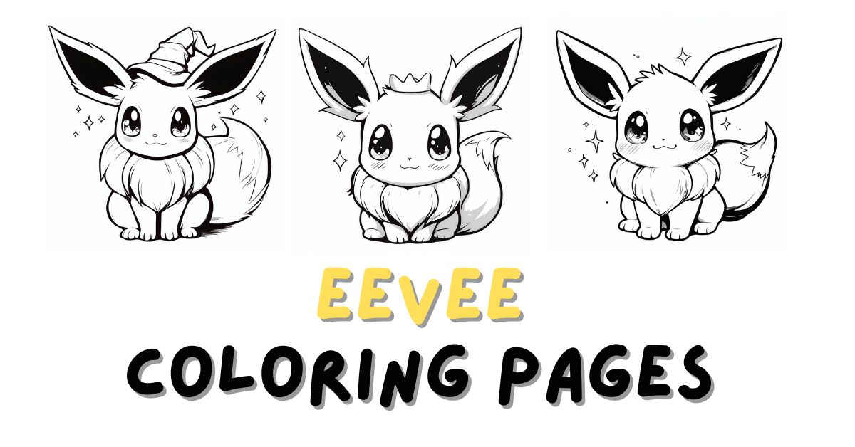 Eevee Coloring Pages: Free PDF Printables