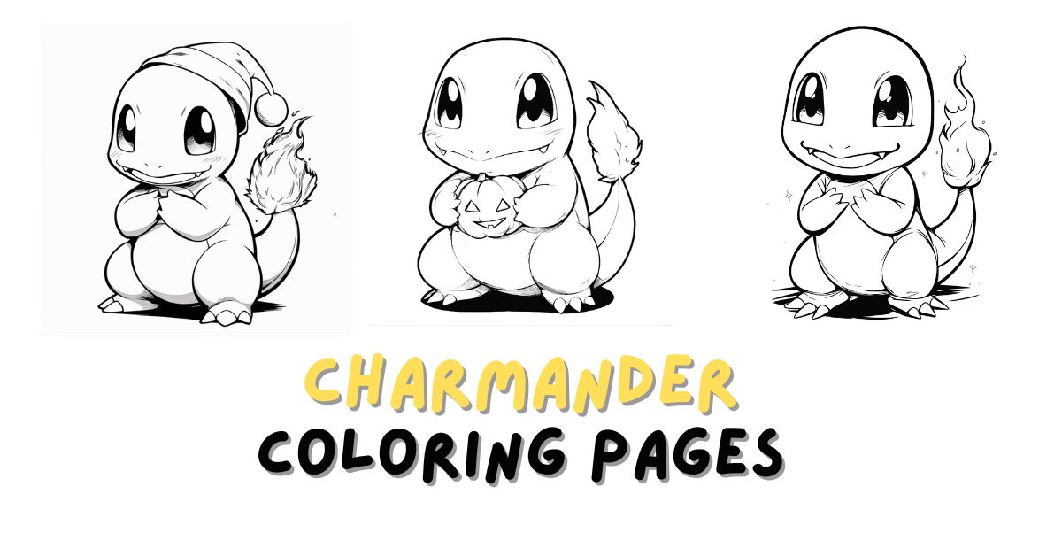 Charmander Coloring Pages: Free PDF Printables