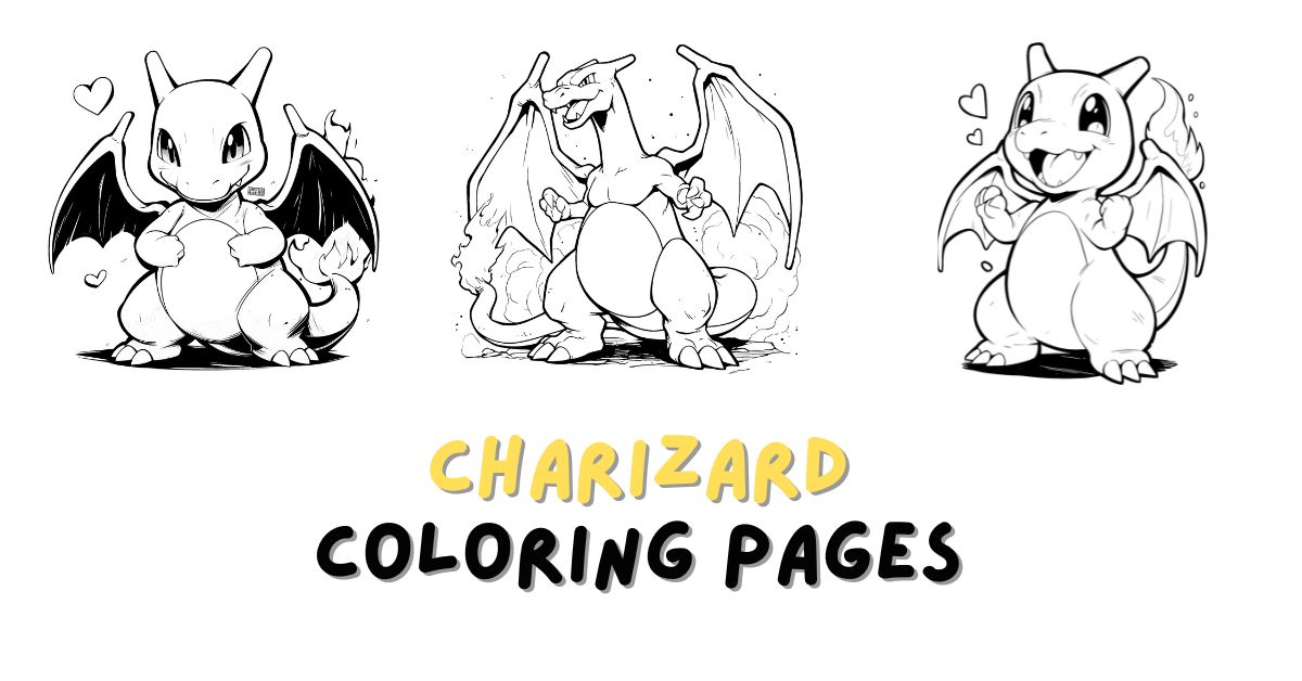 Charizard Coloring Pages: Free PDF Printables